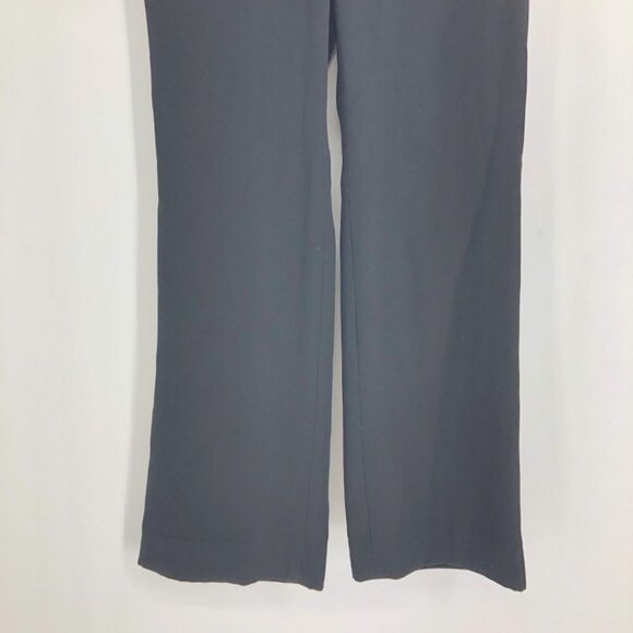 Anne Klein Black Hook and Zip close Flared leg Dress Pants size 2 - Picture 5 of 12